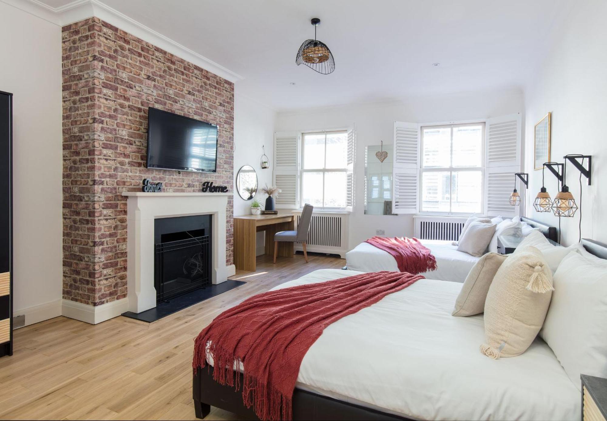 Spacious Quiet 4Bedrooms 6Beds House With Private Garage 5Min Walk To Paddington Station 伦敦 外观 照片